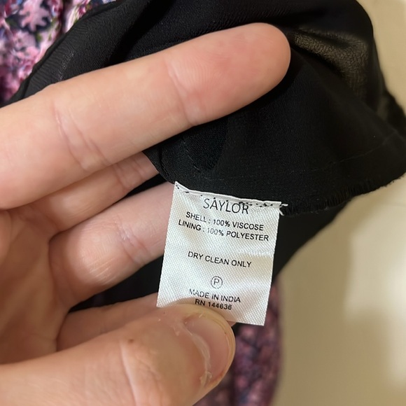 SAYLOR | Blossom Floral Print Ruched Maxi Dress Women’s S - Picture 6 of 7